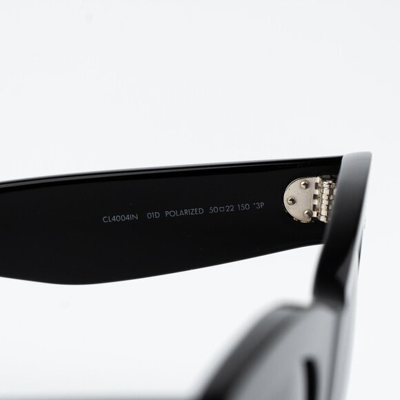 Celine 3 DOTS Women Sunglasses Black Grey Gradient CL4004IN 01D NEW AUTHENTIC - Picture 9 of 13